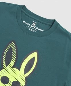 Psycho Bunny (men’s Harbor Blue Denton Graphic T-shirt)