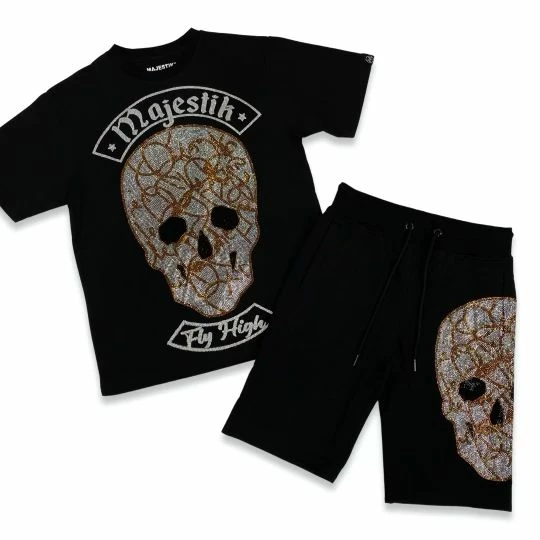 Majestik Majestic (black Skull “fly High Short Set) New Arrivals 3 Majestik Majestic (black Skull “fly High Short Set) New Arrivals
