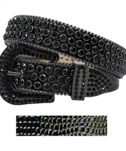 Dna Premium (black/Grey Crystal Belt New Arrivals
