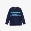 Lacoste (kids Navy Sweater) New Arrivals