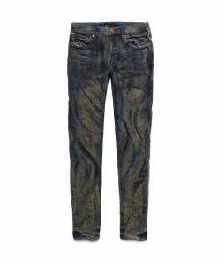 Purple Brand (blue Indigo Brush Stroke Repair Jean)