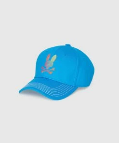 New Arrivals Psycho Bunny (mens Seaport Blue Hindes Baseball Cap)