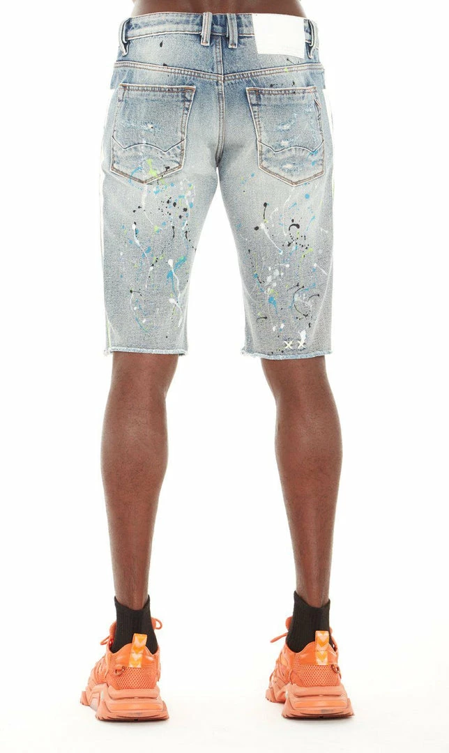 New Arrivals Cult Of Individuality (blue/lime Stripe Shorts) 4 New Arrivals Cult Of Individuality (blue/lime Stripe Shorts)