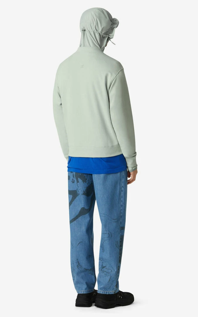 Kenzo (grey/green Logo Sweatshirt) 4 Kenzo (grey/green Logo Sweatshirt)