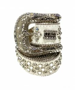 B.b Simon (white/sliver Crystal Belt)