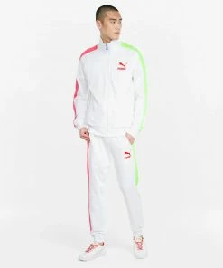 New Arrivals Puma (white Iconic Blanc Spectra Track Jacket)