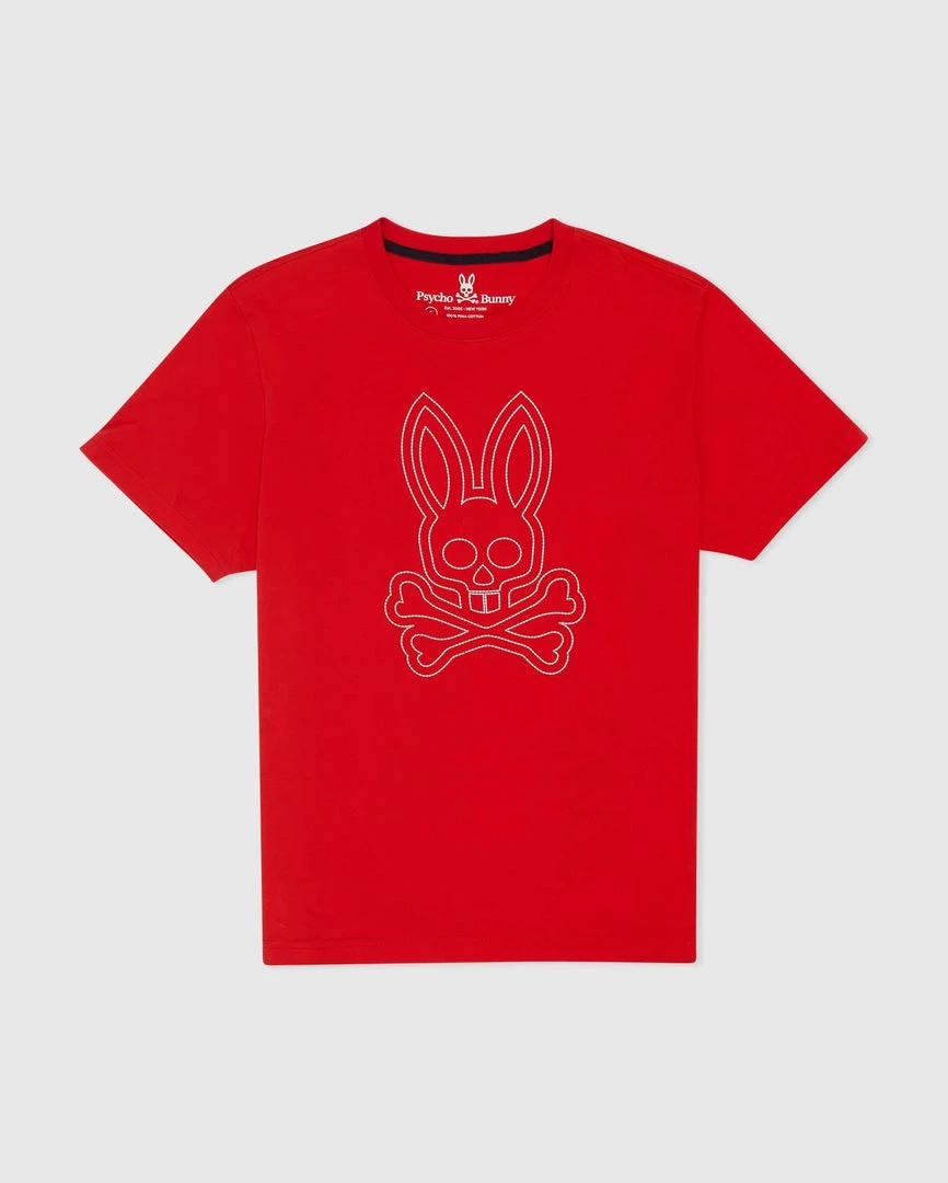 New Arrivals Psycho Bunny (mens Red Spice Larkin Big Bunny T-shirt) 4 New Arrivals Psycho Bunny (mens Red Spice Larkin Big Bunny T-shirt)