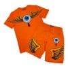 Roku Studio (orange Eye Ball Wing Short Set)