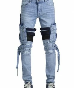 Focus Jeans (light Blue /navy Cargo Jean) New Arrivals