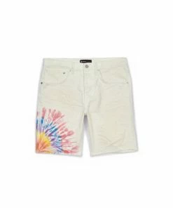 Purple Brand (multicolor Ur Tie Dye White Short)