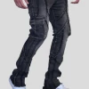 Damati Denim (Oliver Black/Grey Premium Stacked Jean )