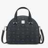 MCM (Essential Half Moon Tote In Visetos) New Arrivals