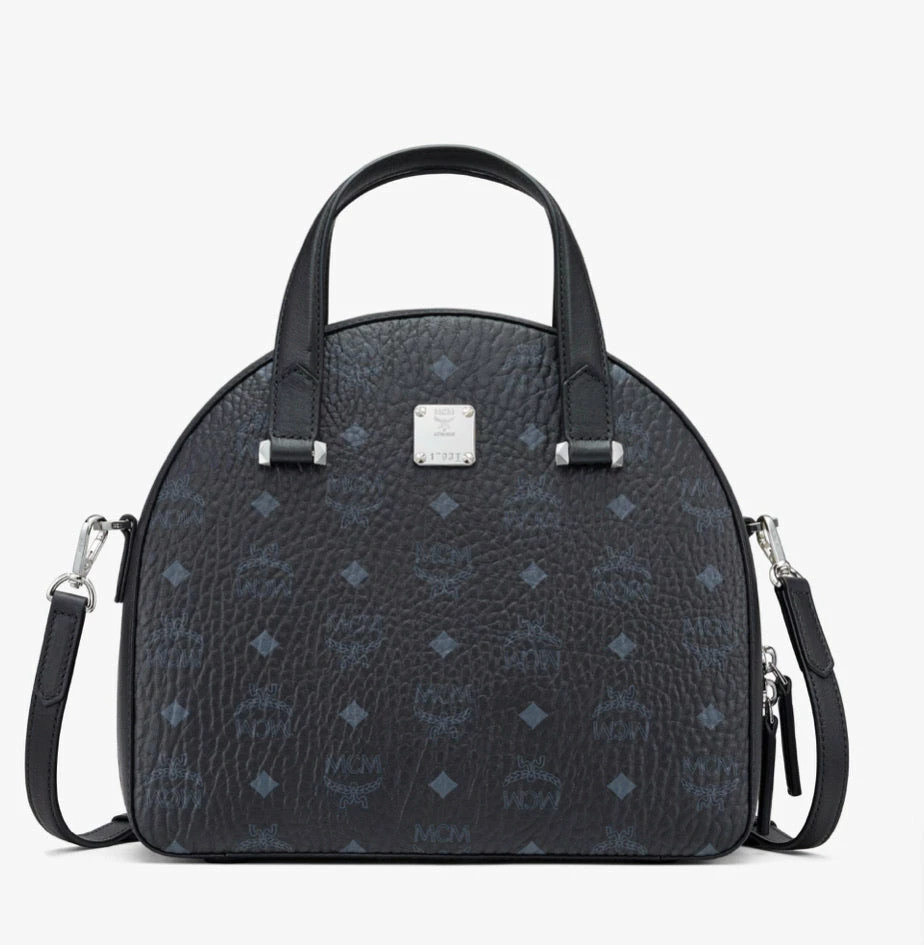 MCM (Essential Half Moon Tote In Visetos) New Arrivals 3 MCM (Essential Half Moon Tote In Visetos) New Arrivals