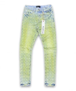 New Arrivals Purple Brand (neon Over Light Indigo Jacquard Monogram Jean)