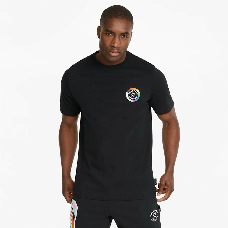 Puma (black "pride Graphic T-shirt) 3 Puma (black "pride Graphic T-shirt)